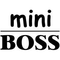 mini BOSS matrica több színben 15x10 cm